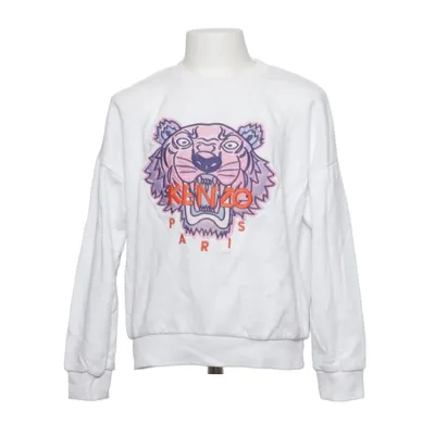Sweatshirt (Wit, Meerkleurig) van Kenzo Kids Katoen, Elastaan