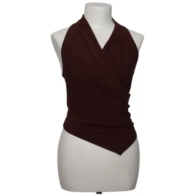 Halternecktopp (Brun) från Stradivarius Elastan, Polyester