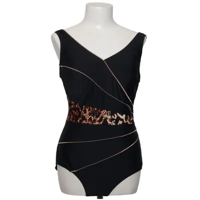Maillot de bain une pièce (Noir, Marron) de Lavelle Élasthane, Polyamide