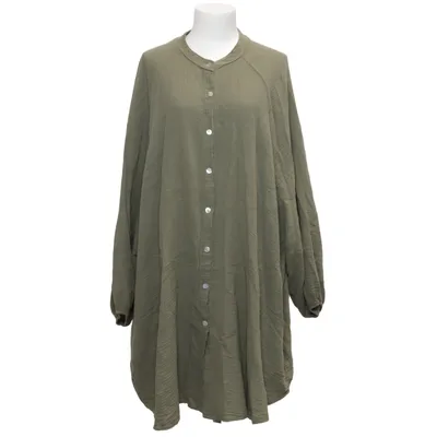 Shirt dress (Green) from Garconne Cotton
