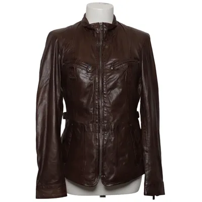Lederjacke (Braun) von Jilani Collection Leder, Polyester