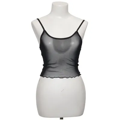 Crop top (Zwart) van Light Before Dark