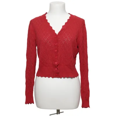 Cardigan (Rouge) de Voodoo Vixen Coton, Viscose