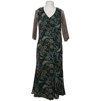 Jurk (Groen, Beige, Meerkleurig) van Selection by s.Oliver Acetaat, Zijde