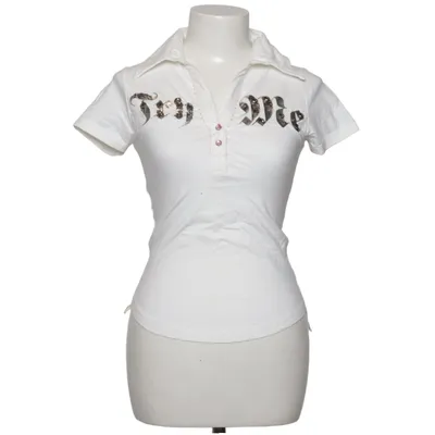Poloshirt (Weiß) von De Puta Madre Baumwolle, Elasthan
