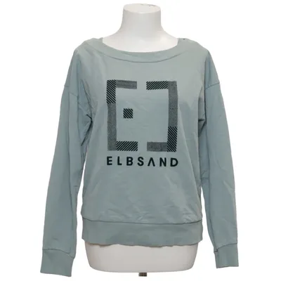 Sweatshirt (Blauw) van Elbsand Katoen, Elastaan