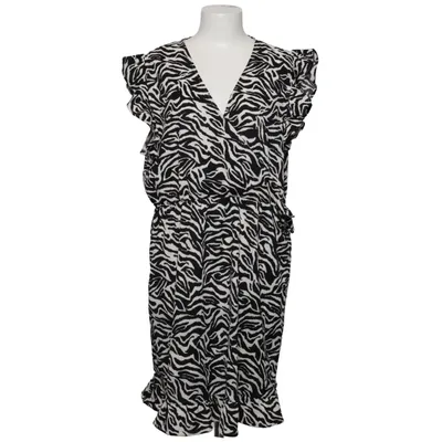Jurk (Zwart, Wit) Elastaan, Polyester