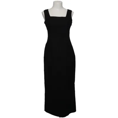 Robe (Noir) de Helline Acétate, Coton, Lin