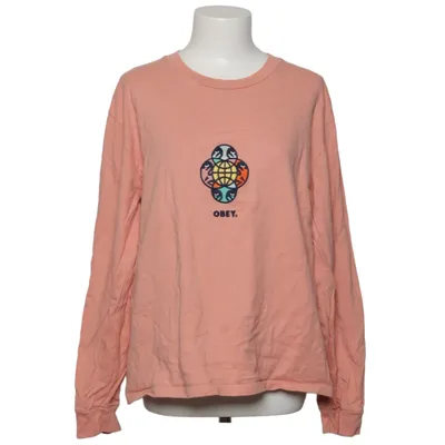 Långärmad t-shirt (Rosa) från Obey worldwide Ekologisk bomull