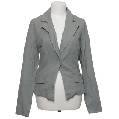 Blazer (Gray) from Oxmo Linen, Polyester, Viscose