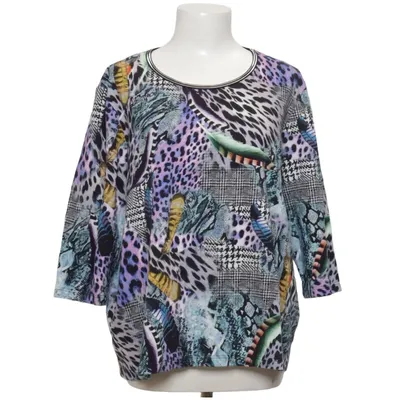 Top (Blauw, Lila, Meerkleurig) van Klaus Modelle Katoen, Elastaan, Polyamide