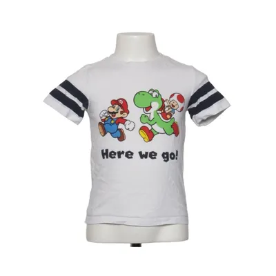 T-shirt (Blanc, Multicolore) de Super Mario Coton