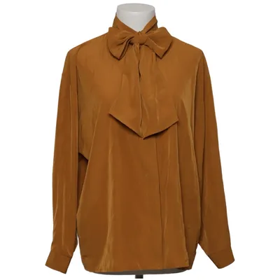 Knytblus (Brun) från Tru Blouse Polyester