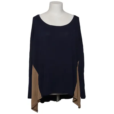 Top (Blau, Beige) von Mandarin Elasthan, Viskose