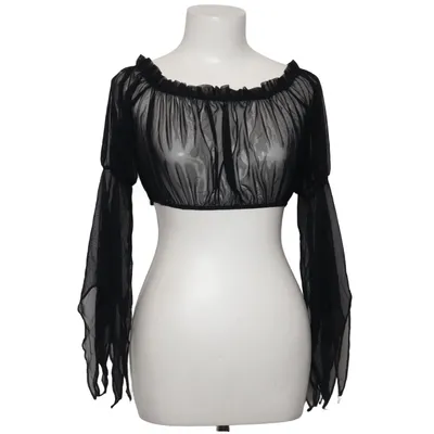 Crop Top (Schwarz) von Top Girl Polyester