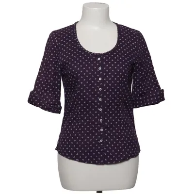 Henley shirt (Lila, Wit) van Gössl Katoen
