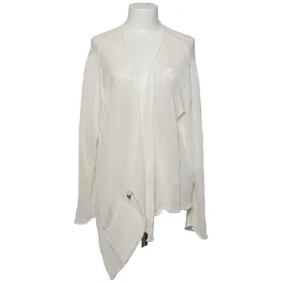 Cardigan (Blanc) de Annette Görtz Coton, Lin, Polyamide