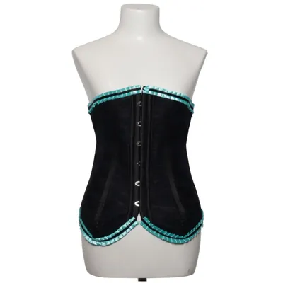 Korset (Sort, Turkis) fra La Finesse Dessous Polyamid, Polyester