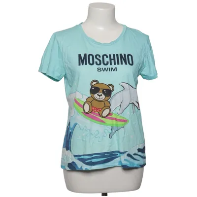 T-shirt (Blauw, Meerkleurig) van Moschino Swim Katoen