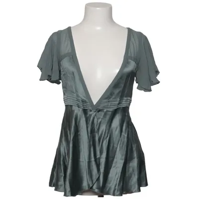 Wickeltop (Grün) von Stella McCartney for H&M Seide