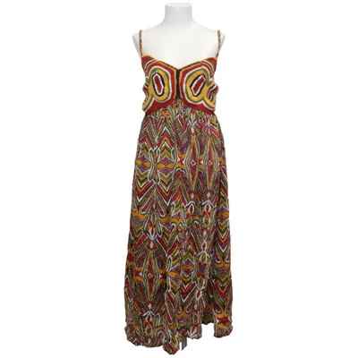 Robe longue (Jaune, Vert, Multicolore) de George Coton