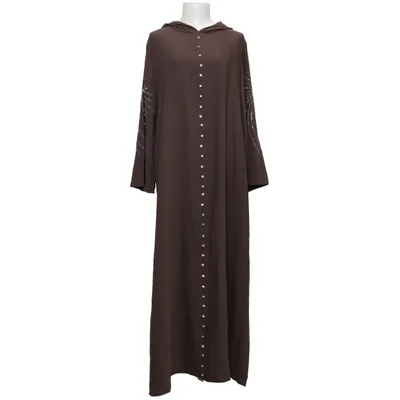 Kapuzenkleid (Braun) von New Collection Polyester