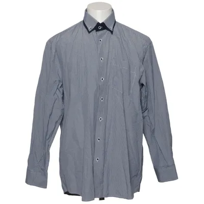 Businesshemd (Blau, Weiß) von Duke of Dunkan Baumwolle, Polyester