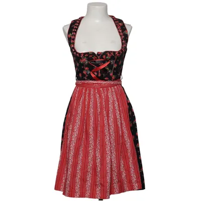 Dirndl (Red, Black) from Almenrausch Cotton