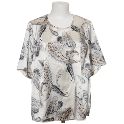 Blouse (Blanc, Bleu, Marron) de RIO Polyester