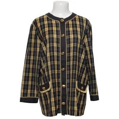 Jacka (Svart, Gul) från Frankenwälder Polyester, Ull