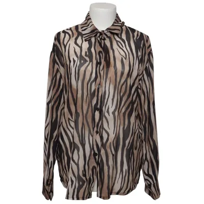 Blouse (Marron, Noir) de L&S Polyester