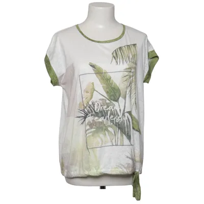 T-shirt (Vit, Grön) från Cosima Elastan, Polyester