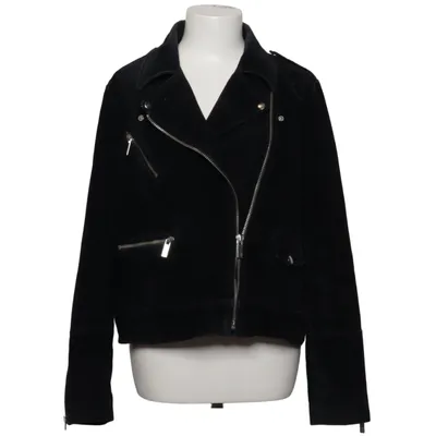 Bikerjack (Zwart) van Mango Leer, Polyester