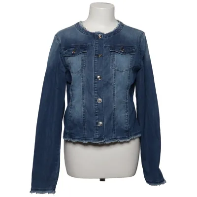 Veste en jean (Bleu) de UpFashion Coton, Élasthane, Polyester, Viscose
