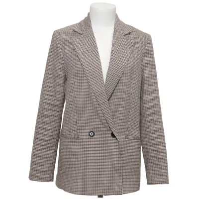 Blazer (Beige, Bruin, Zwart) van Mango Elastaan, Polyester, Viscose