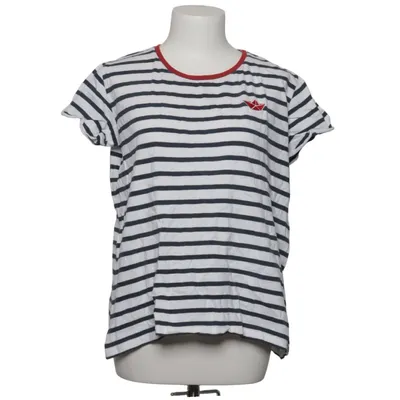 T-shirt (Blauw, Wit) van Derbe Organisch katoen