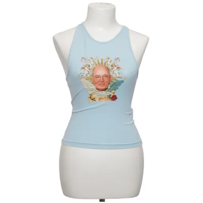 Tanktop (Blauw) van The Propcorner Katoen, Elastaan