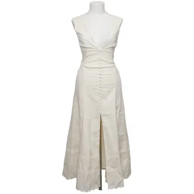 Kleid (Weiß) von Oh Polly Baumwolle, Elasthan