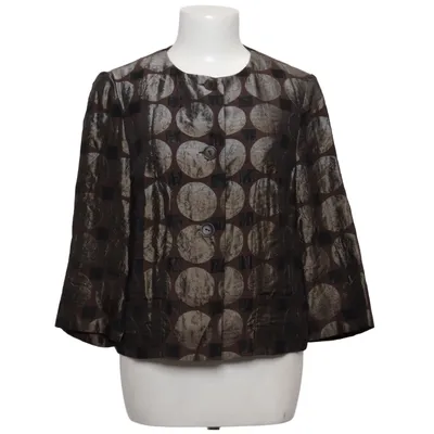 Blazer (Braun, Schwarz) von Evelin Brandt Acetat, Baumwolle, Polyamid, Viskose