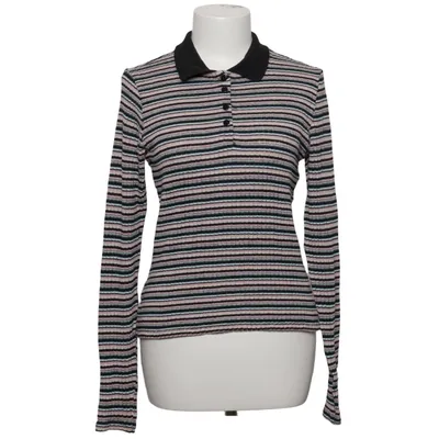 Rugby shirt (Zwart, Roze, Blauw) van Monki Katoen, Elastaan, Polyester, Viscose