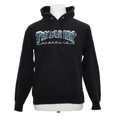Sweat à capuche (Noir) de Thrasher Coton, Polyester
