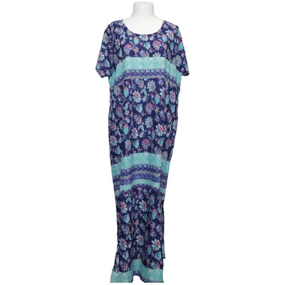 Kaftan (Blauw, Meerkleurig) van Coline Polyester