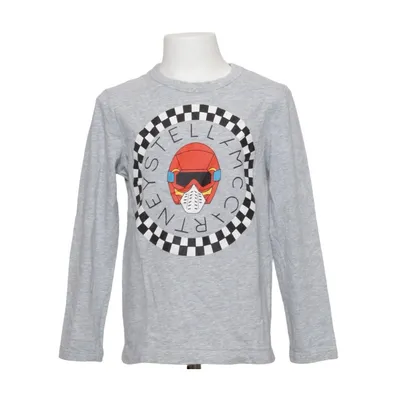 T-shirt à manches longues (Gris) de Stella McCartney Kids Coton
