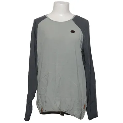 Long sleeve T-shirt (Gray, Black) from Naketano Viscose