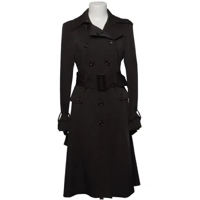 Trench-coat (Marron) de Zara Basic Coton, Élasthane, Polyester, Viscose