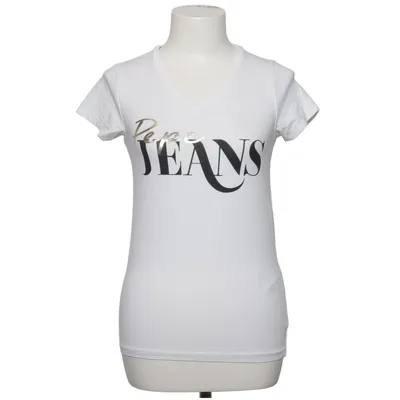 T-shirt (Wit) van Pepe Jeans Katoen, Elastaan