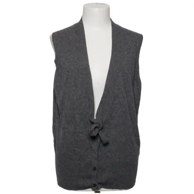 Gilet (Gris) de Vera Varelli Cachemire, Polyamide, Viscose, Laine