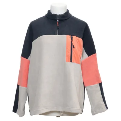 Fleecetrøje (Blå, Beige, Orange) fra Monki Polyester