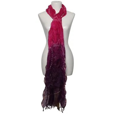 Shawl (Pink, Purple, Multicolored) from Fabindia