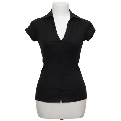 Short sleeve shirt (Black) from Pimkie Basic Cotton, Elastane